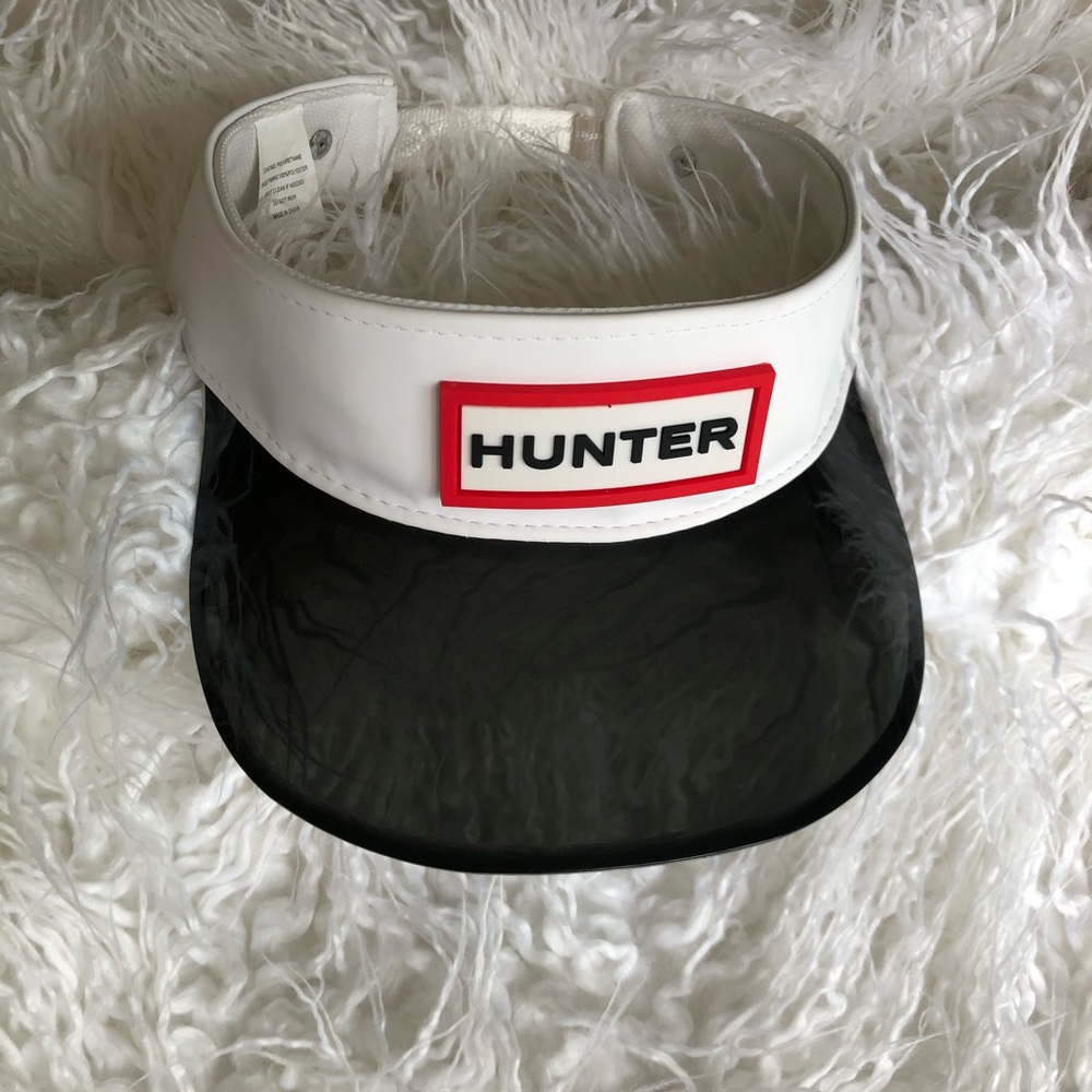 Hunter Sun Visor Hat White With Translucent Bill - image 1